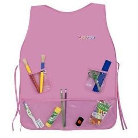 Lebez 80471 grembiule per dipingere Bambini Rosa Nylon