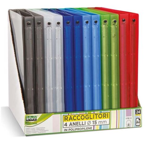 Lebez 80982 raccoglitore ad anelli Multicolore