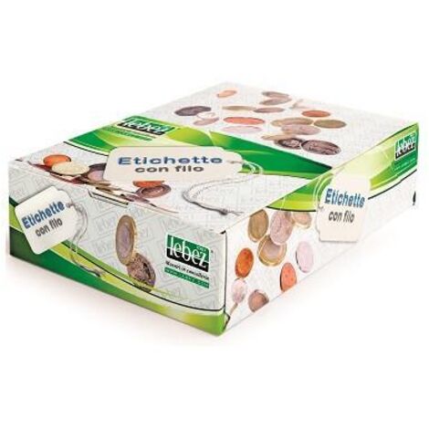 Lebez A392 etichetta non adesiva 500 pz Bianco