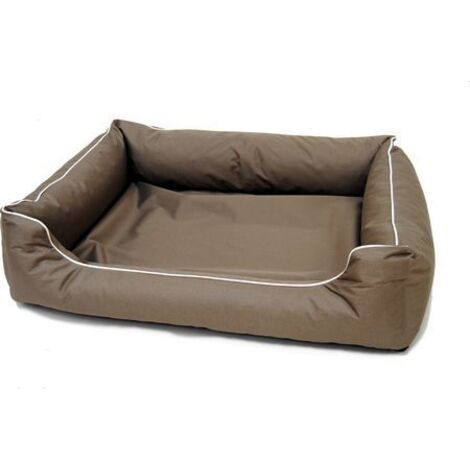 Lebon Hundebett Paula eckig dunkelbeige Transportboxen & Häuser