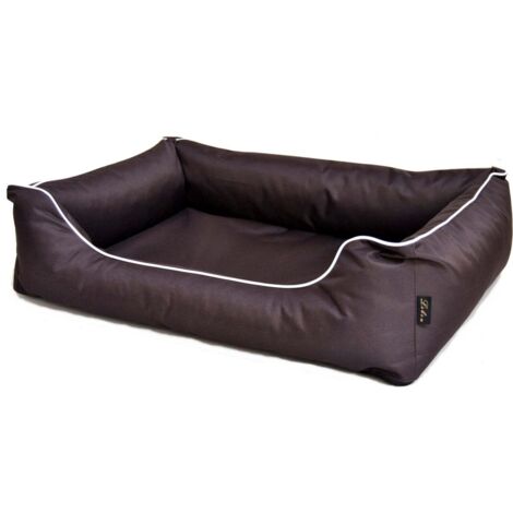 Lebon Hundebett Paula eckig dunkelbraun Transportboxen & Häuser