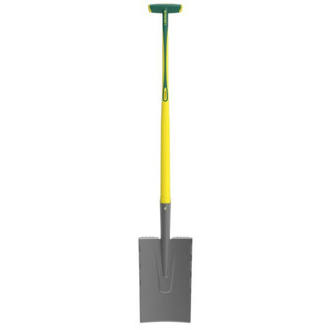 Leborgne – Louchet Senlis Duopro 28 cm – Manche béquille en fibres de verre – Tête en acier trempé – Pour sols lourds et argileux