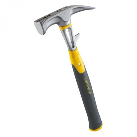Leborgne – Marteau de charpentier Nanovib 35cm – Manche tri-matière ergonomique – Aimant porte-clou – Surfaces de frappe asymétriques
