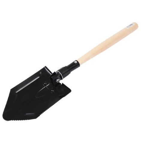 LEBORGNE - Pelle - Pioche pliante manche bois 14cm - 011102