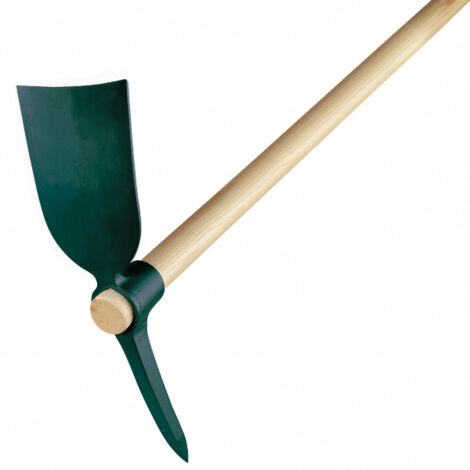 Leborgne – Pioche cantonnier 2kg manche Novagrip 90cm – Acier forgé pour sols durs – Pointe diamant pour résistance – 58208
