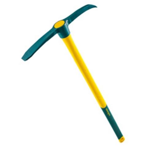 Leborgne – Pioche d'égoutier Novagrip 90 cm – Acier au carbone forgé – Manche ergonomique tri-matière – Pour chantiers d'assainissement - 90cms