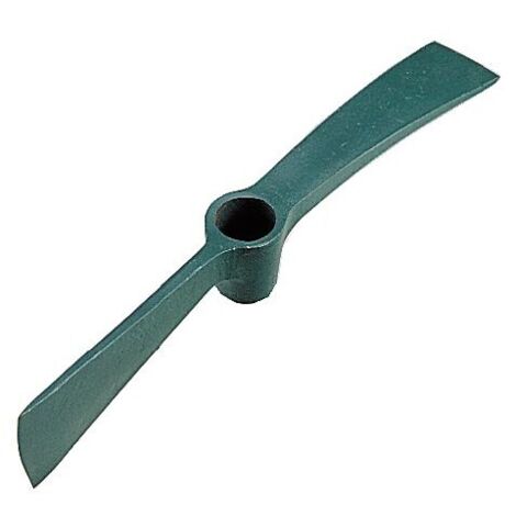 Leborgne – Pioche-hache sans manche 2 kg – Douille ronde 47 mm – Longueur 50 cm pour déplantage d'arbustes – Outil jardinage professionnel