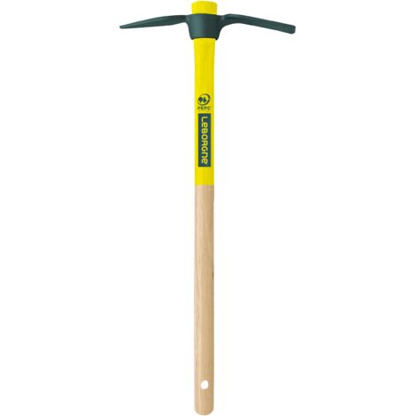 Leborgne – Serfouette 22 cm – Côté panne large pour aérer – Côté langue fin pour tracer sillons – Manche bois 50 cm certifié PEFC