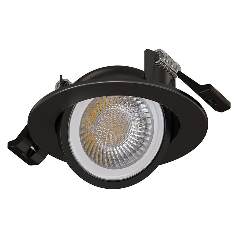 Lecco Noir Spot encastré 6W, 606-663Lm, dimmable, cct 2700-3000-4000K - S0280690D Solum