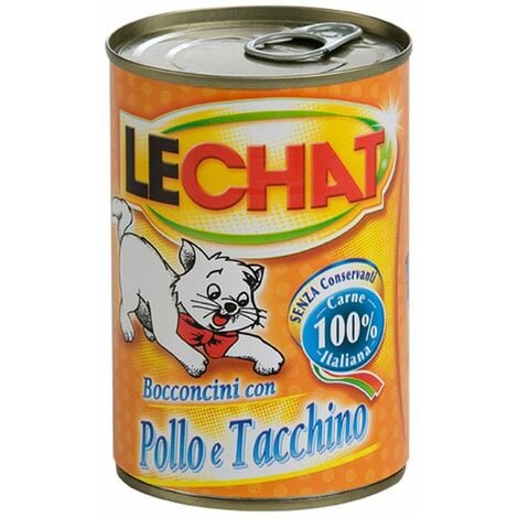 MONGE LeChat Bocconcini Barattolo 720gr Pollo e Tacchino