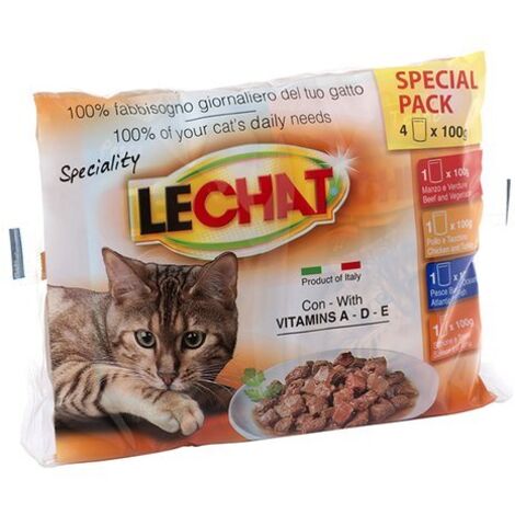 LECHAT BOCCONCINI IN SALSA MULTIPACK 4 PEZZI DA 100 GRAMMI