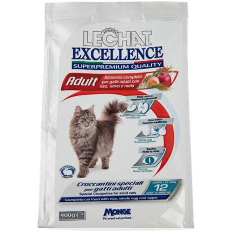Lechat Excellence Gatto Adulto, Alimento Completo Gr.400