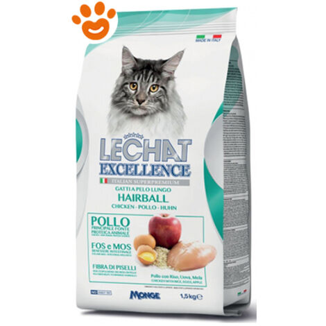 Lechat Excellence Gatto Palle di Pelo, Alimento Completo Gr.400