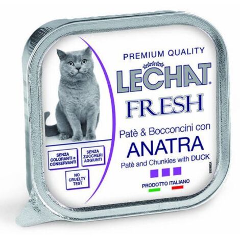 LECHAT FRESH - PATE' E BOCCONCINI CON ANATRA 100GR