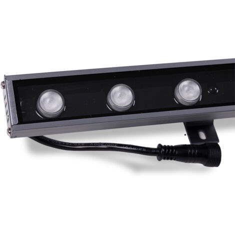 Lèche-Mur LED 18W 1.166,4Lm 3000ºK IP67 RVB 24VDC 30.000H [WR-WWDMX18W] (WR-WWDMX18W)