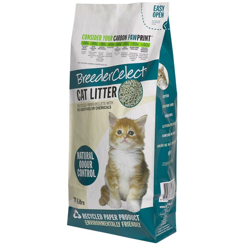 

Fibrecycle Cat-Litter 30 Ltrs. Pellets Papel Reciclado