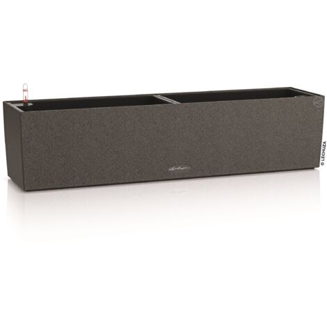 LECHUZA BALCONERA Stone 80 Komplettset graphitschwarz