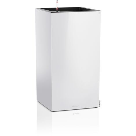 LECHUZA CANTO Premium 40 high Komplettset weiß hochglanz