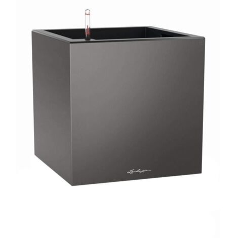 LECHUZA CANTO Premium 40 low Komplettset anthrazit metallic