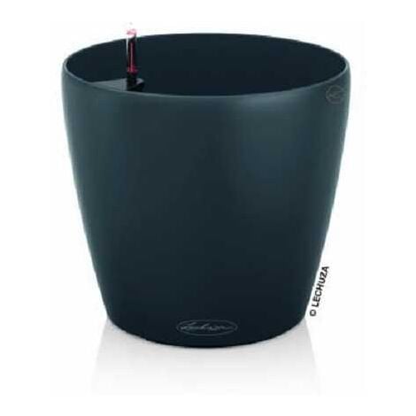 LECHUZA® Pflanzgefäße CLASSICO Color 21 Schiefergrau seidenmatt All-in-One