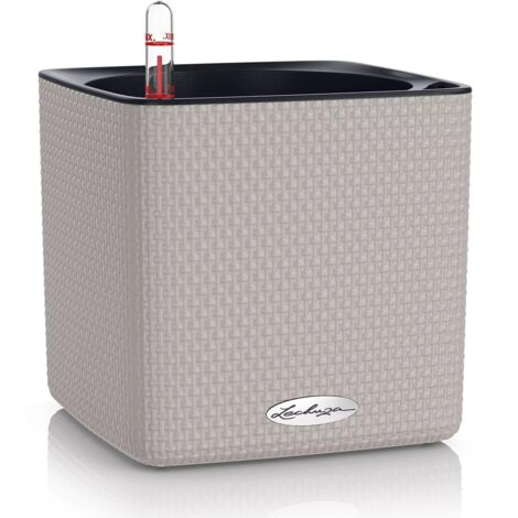 LECHUZA CUBE Color 14 Komplettset sandbraun