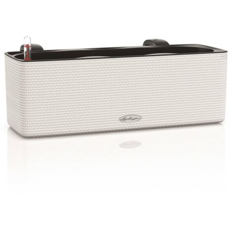 LECHUZA CUBE Color Triple (ehemals BALCONISSIMA) Komplettset weiß