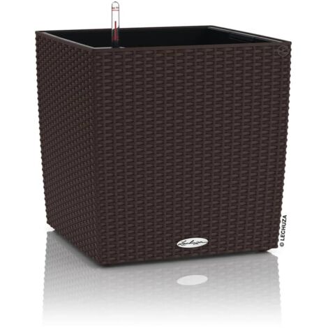 LECHUZA CUBE Cottage 30 Komplettset mokka