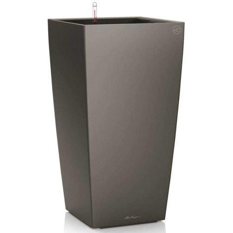 LECHUZA CUBICO Premium 30 Komplettset anthrazit metallic