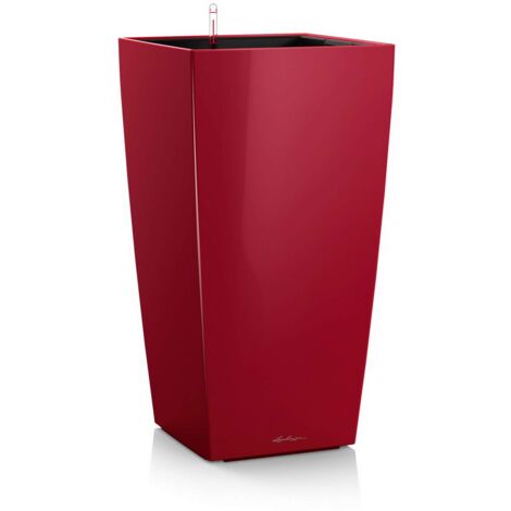 LECHUZA CUBICO Premium 30 rosso scarlatto lucido 18183