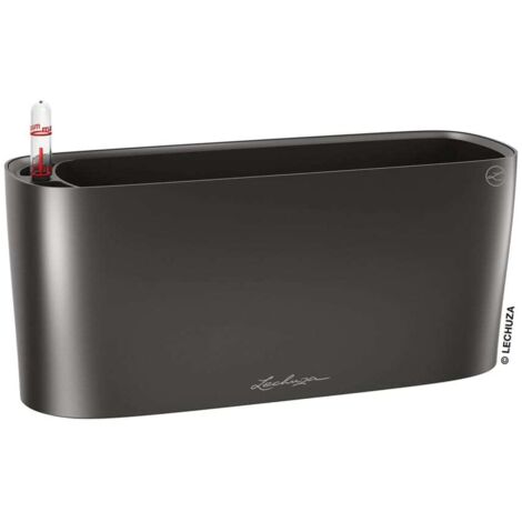 LECHUZA DELTA 10 Komplettset anthrazit metallic