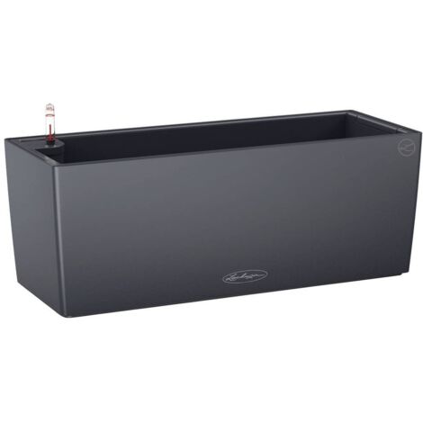 LECHUZA FIORIERA BALCONERA COLOR 50CM ANTRACITE