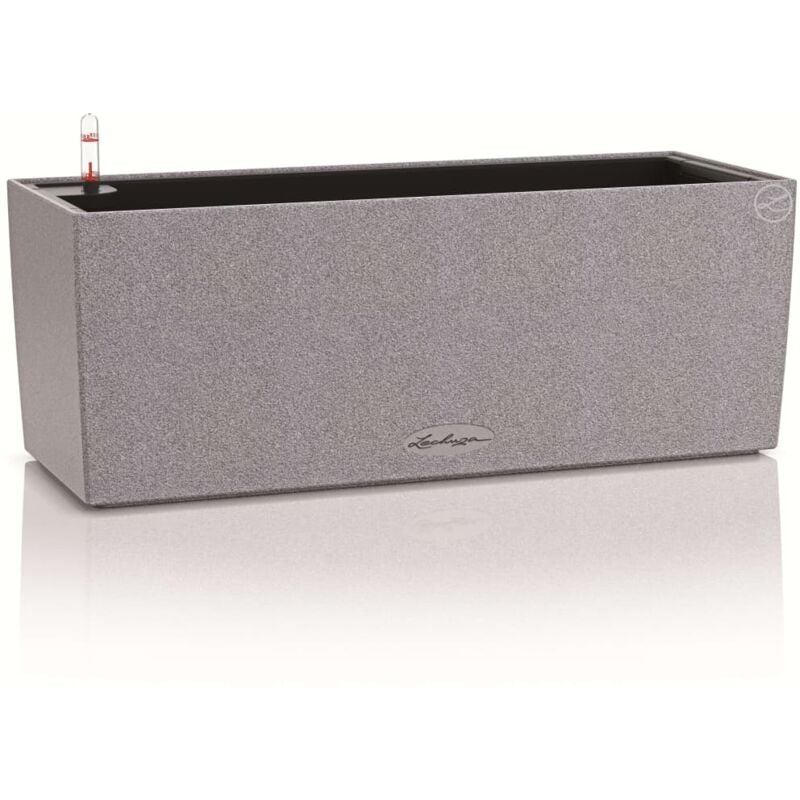 

LECHUZA Jardinera BALCONERA Color 80 ALL-IN-ONE gris - Gris
