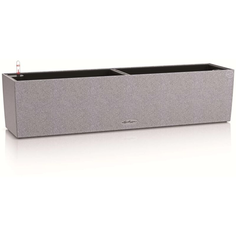 

LECHUZA Jardinera BALCONERA Color 80 ALL-IN-ONE gris - Gris