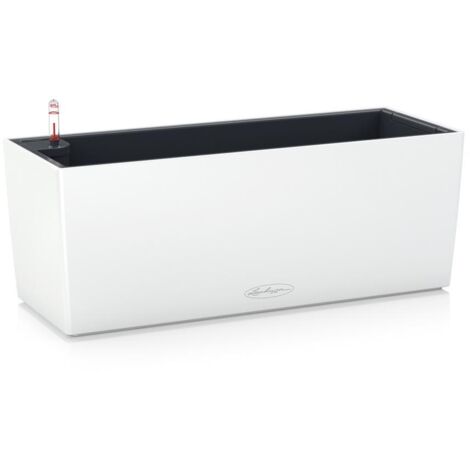 LECHUZA Jardiniere Balconera Color 50 ALL-IN-ONE Blanc 15670