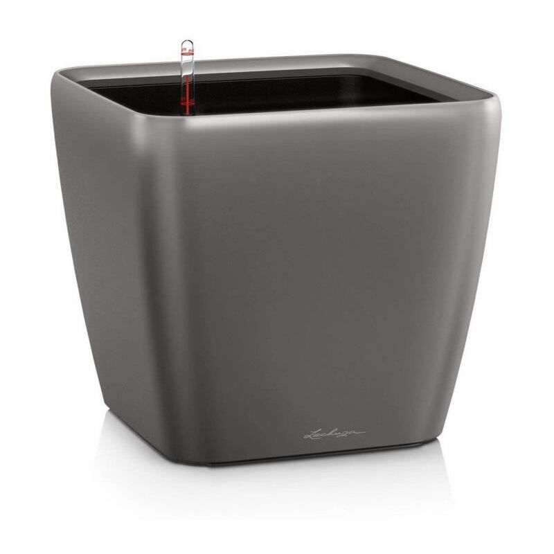 Pot de fleur - lec - Quadro Premium ls 50 - anthracite métallisé - 50 x 50 x 46,5 cm - 53 l