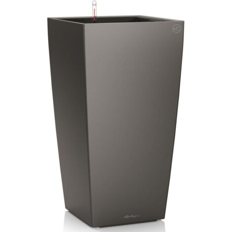 LECHUZA Macetero Cubico 30 ALL-IN-ONE color carbón 18184