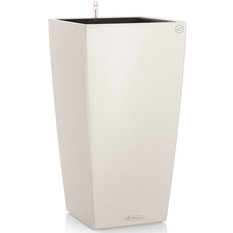 LECHUZA Macetero Cubico Color 40 ALL-IN-ONE gris pizarra 13158