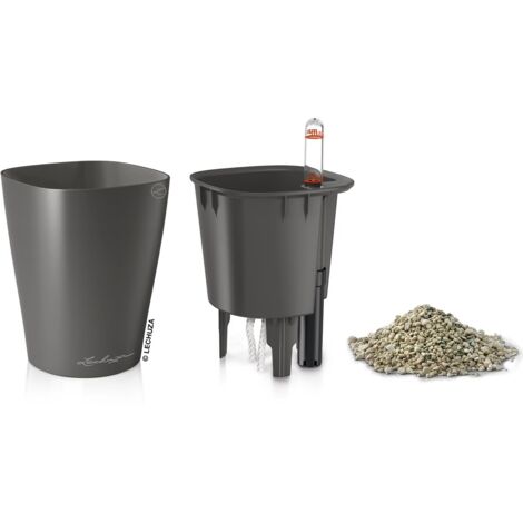 LECHUZA MINI-DELTINI Komplettset anthrazit metallic