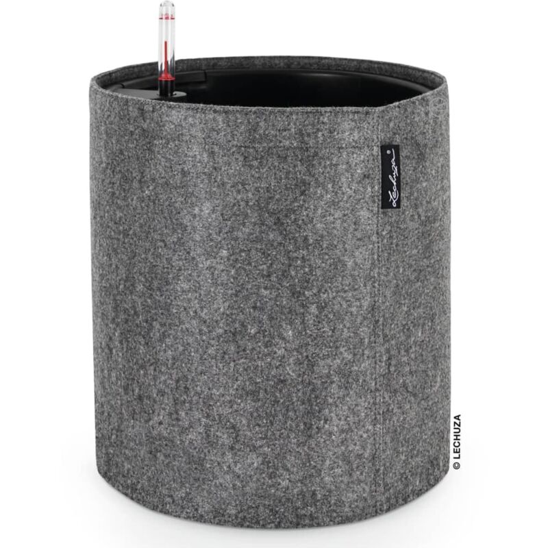 Lechuza Pflanztopf Trendcover 32 Cm Filz Dunkelgrau Blumentopf