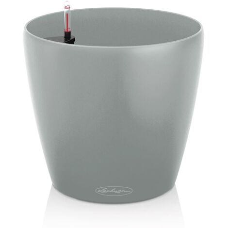 Lechuza Pflanztopf Classico Eco 28 cm Kunststoff hellgrau Blumentopf