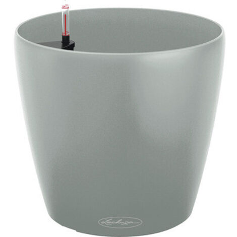 Lechuza Pflanztopf Classico Eco 35 cm Kunststoff hellgrau Kübel