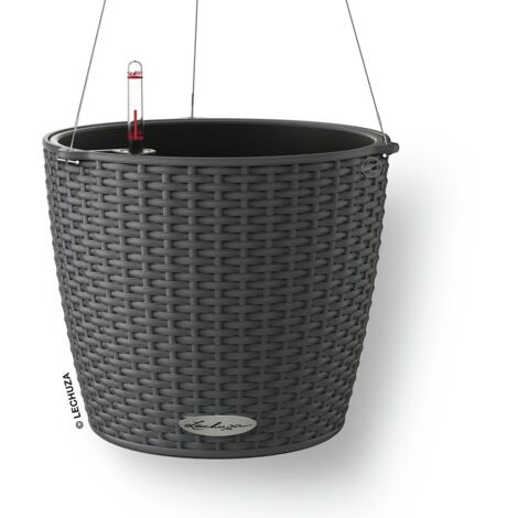 Lechuza Pflanztopf Nido Cottage 28 cm Kunststoff granit