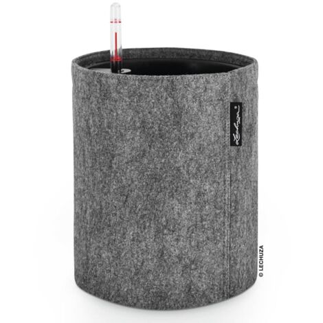 Lechuza Pflanztopf Trendcover 23 cm Filz dunkelgrau