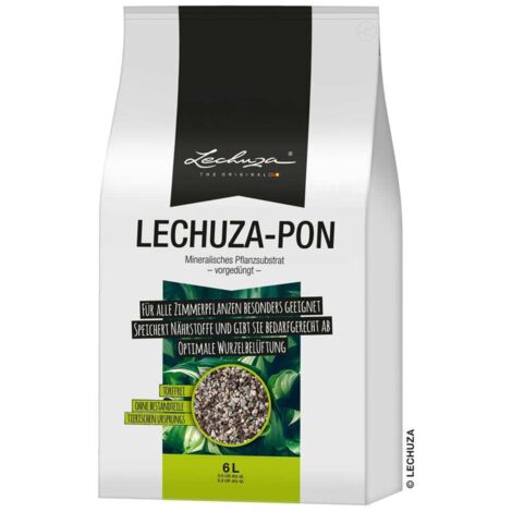 LECHUZA® Zubehör PON Mineralisches Pflanzsubstrat vorgedüngt - 18 Liter
