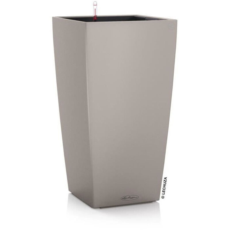 Jardinière - Cubico coloris 40 - Kit complet - Marron sable - 31 L - LECHUZA