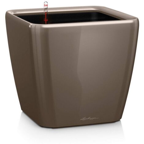 LECHUZA QUADRO Premium LS 28 taupe lucido 16145