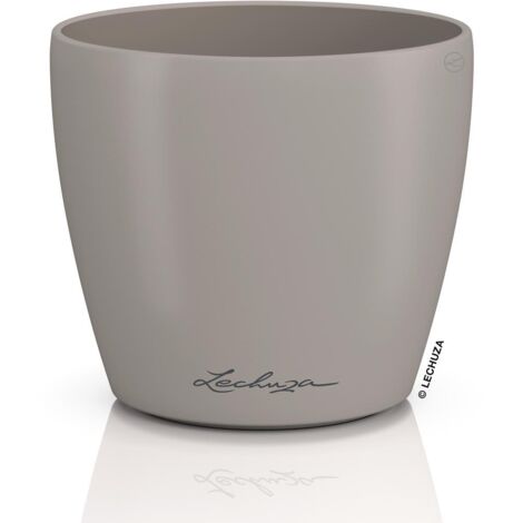 LECHUZA® Übertopf CLASSICO Color DECO 10 Sandbraun Ø 11 cm - Kunststoff