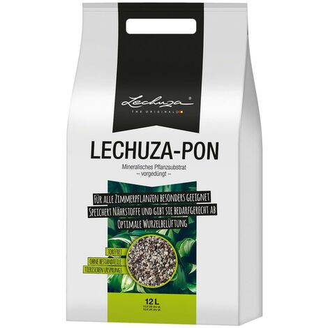 LECHUZA® Zubehör PON Mineralisches Pflanzsubstrat vorgedüngt - 12 Liter