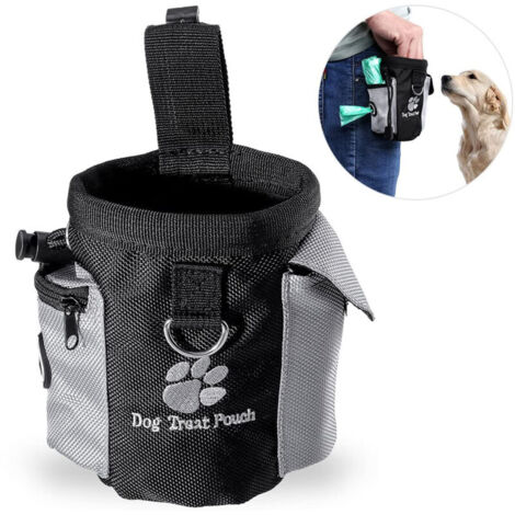 Leckerlibeutel für Hunde, Welpenleckerlibeutel, kleiner Hundeköderhalter, Snackbehälter für Spaziergänge mit dem Haustier, idealer Spielzeugspender für Wanderungen