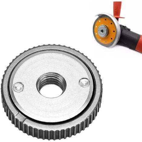 L'éCrou De Serrage Rapide Convient à Toutes Les Meuleuses Angulaires Avec Filetagem 14, Meuleuse D'Angle Angulaires Accessoires Disque A Tronconner Le Bois (1)